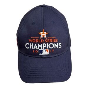 MLB Houston Astros 2017 World Series Champions Hat Cap Navy Blue Unisex